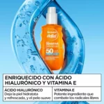 Garnier Delial Sensitive Advanced Agua Solar Hidratante FPS 50, 150ml