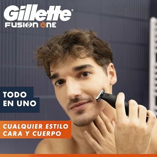 Gillette Fusion One recortadora y afeitadora corporal