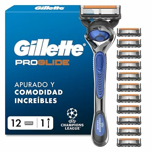 Maquinilla Gillette ProGlide UEFA Champions League Edition 1 Mango + 12 Recambios