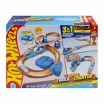 Hot Wheels Track Creator Sauts en Rafale con propulsor motorizado