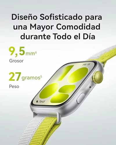 HUAWEI Watch FIT 5 smartwatch verde con GPS y NFC 5ATM