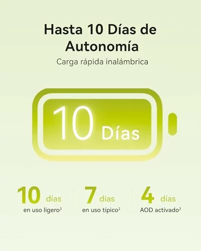 HUAWEI Watch FIT 5 smartwatch verde con GPS y NFC 5ATM