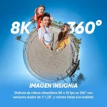 Insta360 X5 Pack Moto, cámara 360 8K impermeable