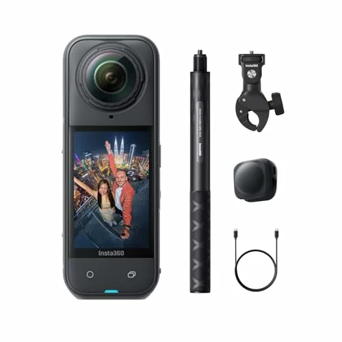 Insta360 X5 Pack Moto, cámara 360 8K impermeable