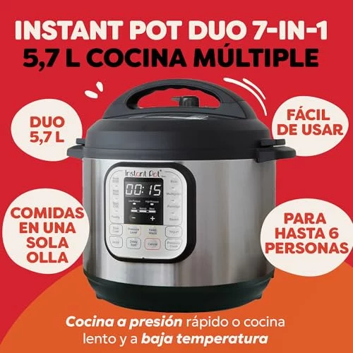Instant Pot Duo 7 en 1 olla multifunción de 5,7 L