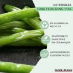 Juego Fackelmann de 3 sartenes+ 3 Ollas cerámicas sin PFAS