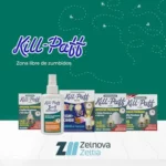 KILL-PAFF antimosquitos eléctrico con 1 difusor y 2 recambios