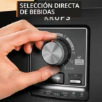 Krups Harmony cafetera superautomática compacta negra EA5088E0