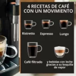 Krups Harmony cafetera superautomática compacta negra EA5088E0