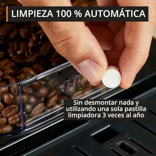 Krups Harmony cafetera superautomática compacta negra EA5088E0
