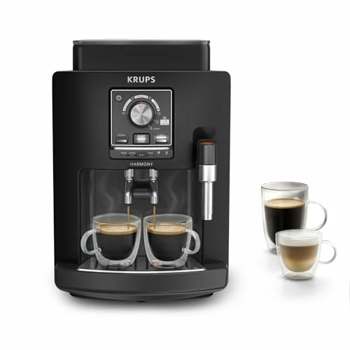 Krups Harmony cafetera superautomática compacta negra EA5088E0