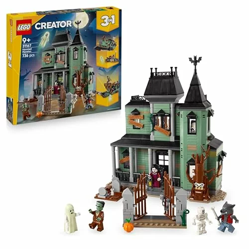 LEGO Creator 3 en 1 Mansión Encantada con 5 minifiguras 3-EN-1