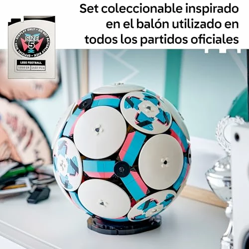 LEGO Editions Balón de Fútbol 3D con estadio miniatura