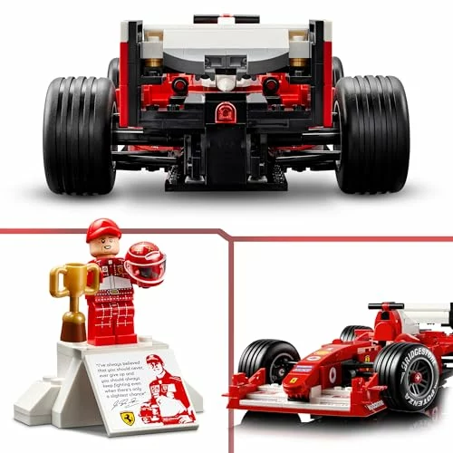 LEGO Icons Ferrari F2004 con Michael Schumacher V10