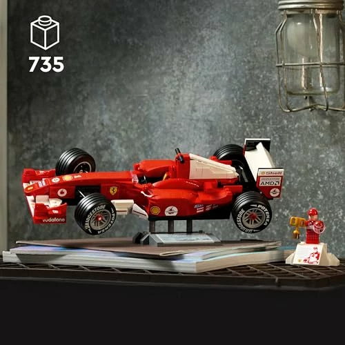 LEGO Icons Ferrari F2004 con Michael Schumacher V10