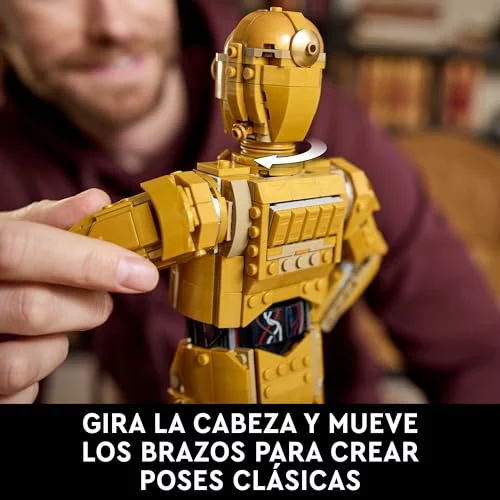 LEGO Star Wars 75398 C-3PO figura coleccionable para adultos