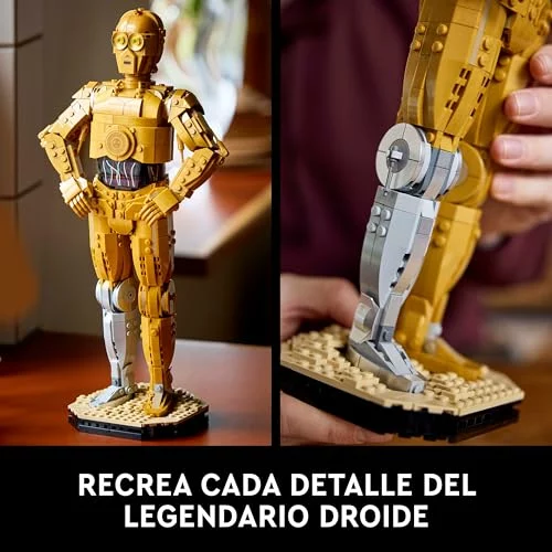LEGO Star Wars 75398 C-3PO figura coleccionable para adultos