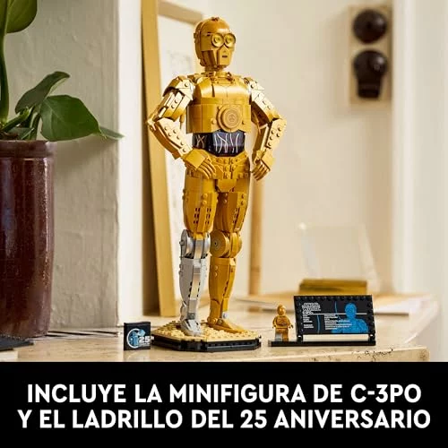 LEGO Star Wars 75398 C-3PO figura coleccionable para adultos