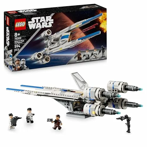 LEGO Star Wars 75399 Caza Estelar Rebelde Ala-U con 3 minifiguras