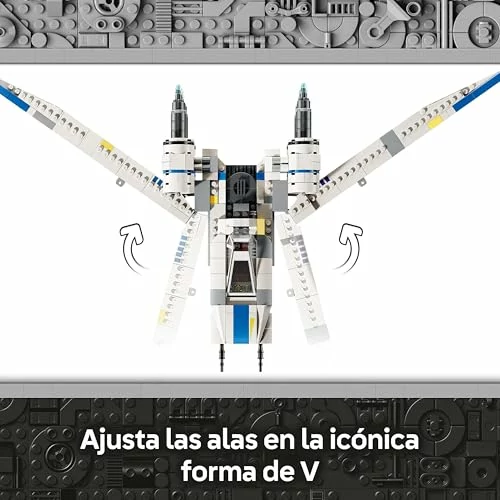 LEGO Star Wars 75399 Caza Estelar Rebelde Ala-U con 3 minifiguras