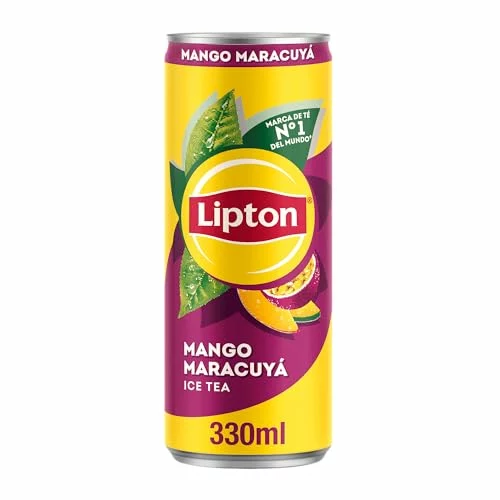 Lipton Mango maracuyá 330ml, Refresco de Té, Pack de 24 x 330 ml