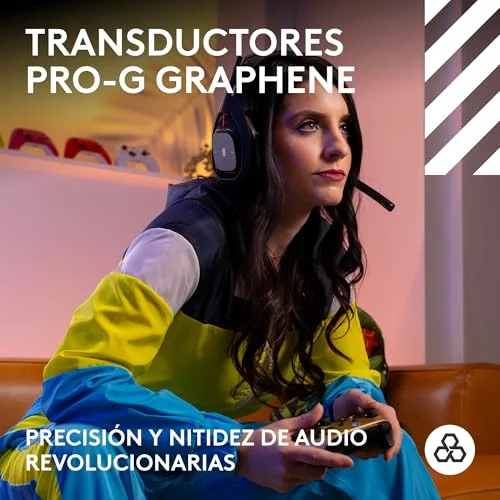 Logitech G Astro A50 Lightspeed Auriculares gaming inalámbricos con base, 5.ª Gen