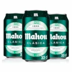 Mahou Clásica, Pack 24 Latas x 33cl, Cerveza Dorada Lager, Auténtica Cerveza Mahou Con Sabor Suave, Refresc se queda en 11.54 euros
