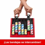 Mattel Games UNO Quatro Juego de Mesa Cuatro en Raya con fichas, +7 años (Mattel HPF82)