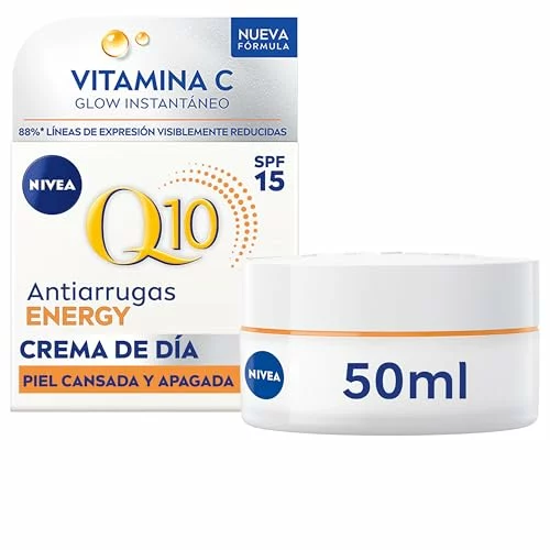 para NIVEA Q10 Energy Crema de Día Antiedad SPF15 Pack 1 x 50 ml