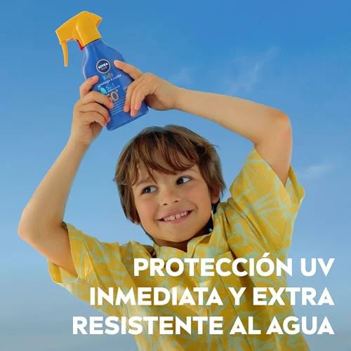 NIVEA SUN Protege & Cuida Kids Spray Solar FP50+ 250 ml Pack 1 x 250 ml
