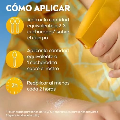 NIVEA SUN Protege & Cuida Kids Spray Solar FP50+ 250 ml Pack 1 x 250 ml