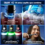 Oral-B iO 5N cepillos eléctricos pack de 2 negro y blanco