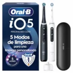 Oral-B iO 5N cepillos eléctricos pack de 2 negro y blanco