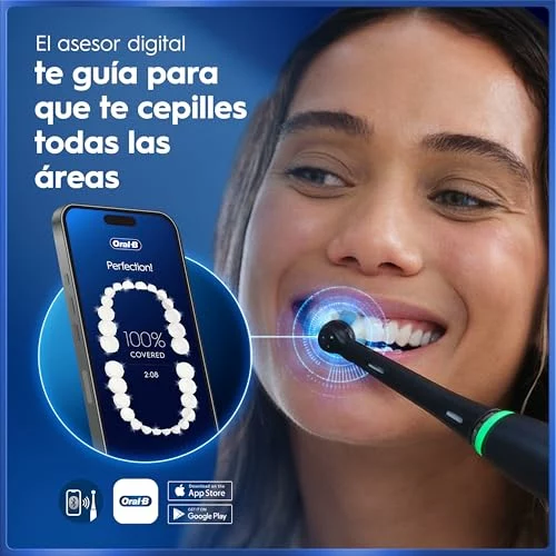 Oral-B iO 5N cepillos eléctricos pack de 2 negro y blanco