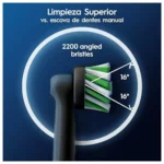 Oral-B Pro CrossAction cabezales de recambio originales negros, pack de 12