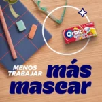 Orbit Refreshers Fresa Limón chicles sin azúcar, Pack 16 x 7 uds