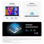 Ordenador portatil Samsung Galaxy Book5 Pro 16" IA con Intel Core Ultra 5 y 1TB 16GB