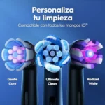 Pack 2 cepillos eléctricos Oral-B iO2 negro y rosa