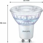 Precio rebajado para Pack 6 bombillas LED GU10 Philips: 12.49 euros