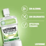 Pack x 2 Listerine Naturals enjuague bucal 500 ml