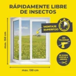 Pack x 4 EASYmaxx mosquitera magnética para ventana Insect Protect