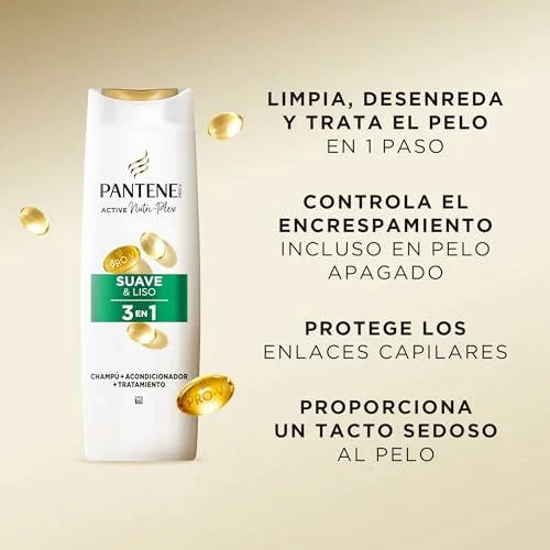 Pantene Suave & Liso 3en1 Pack 6×300 ML
