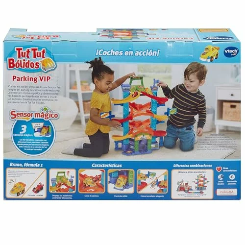 Parking VIP TutTut Bólidos de VTech con 2 vehículos