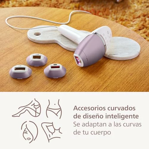 Philips Lumea serie 8000 IPL con 4 accesorios y recortador