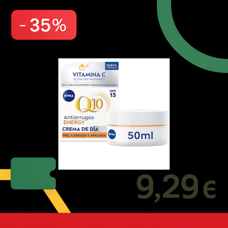 para NIVEA Q10 Energy Crema de Día Antiedad SPF15 Pack 1 x 50 ml