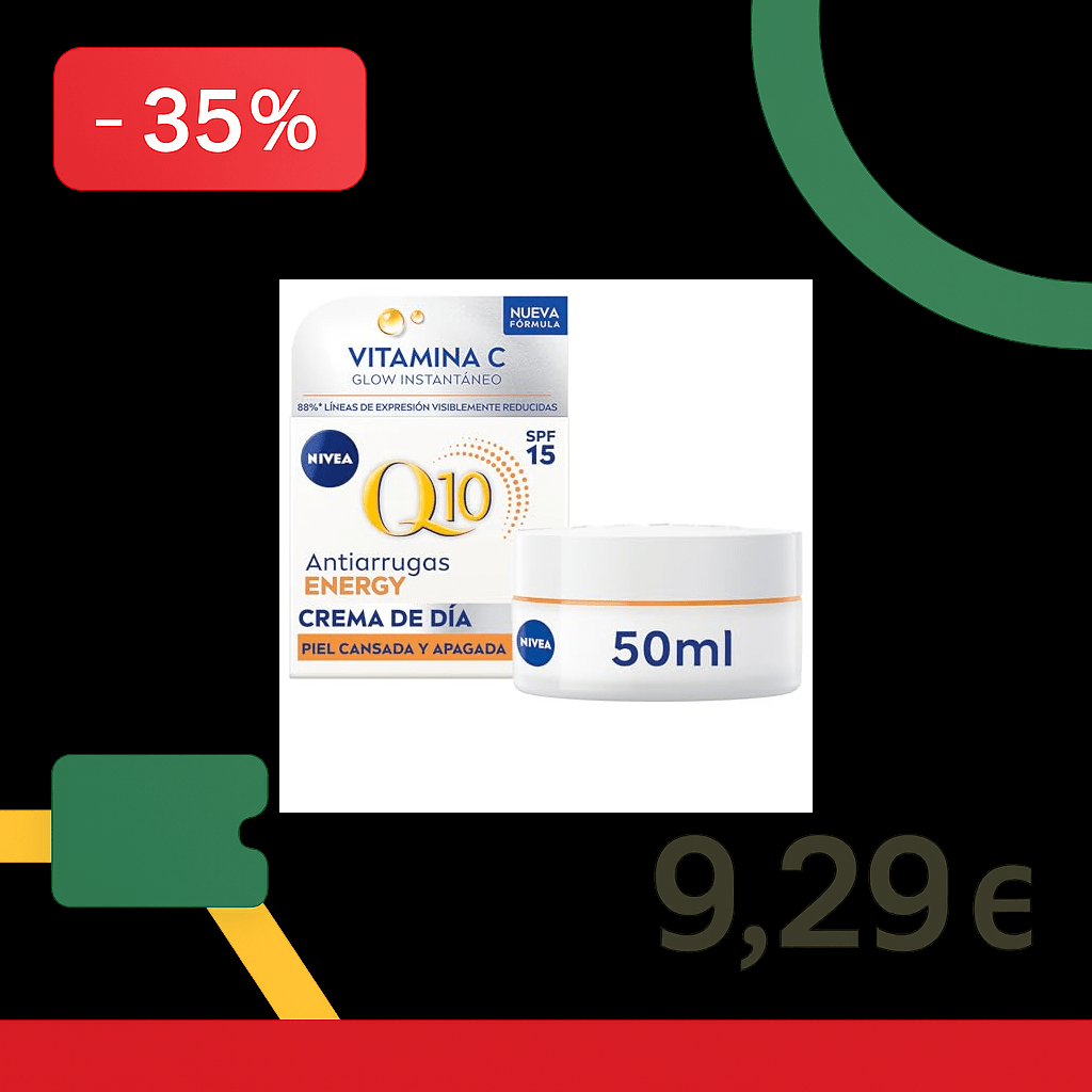 NIVEA Q10 Energy Crema de Día Antiedad SPF15 Pack 1 x 50 ml