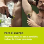 Recortadora Philips OneBlade Pro 360 Face + Body con kit corporal