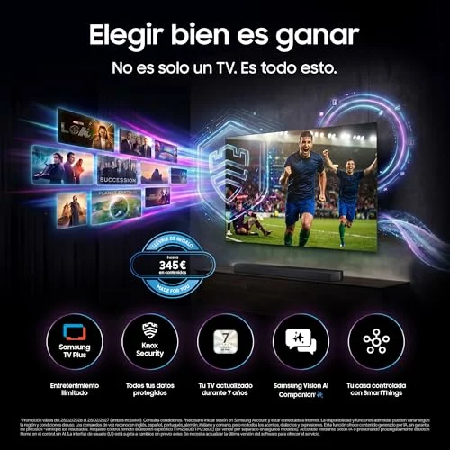 Samsung TV 43″ Mini LED M72H 4K Smart TV