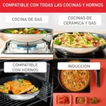Sarten Tefal Ingenio Emotion juego de cocina 20 piezas con 2 mangos