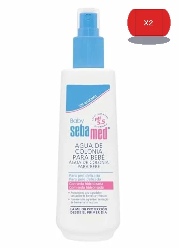 Sebamed Baby Agua de Colonia sin alcohol 250 ml pack x2